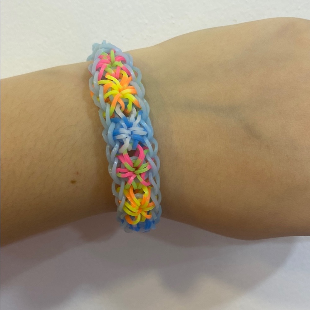 Summer starburst Rainbow loom Bracelet
